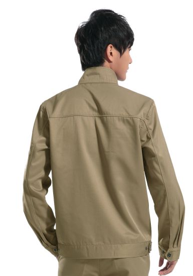 駝色長袖防靜電工作服