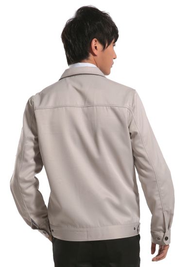 淺駝長袖防靜電工作服