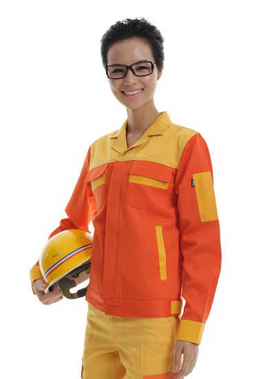 防靜電工裝呢黃色反光工作服